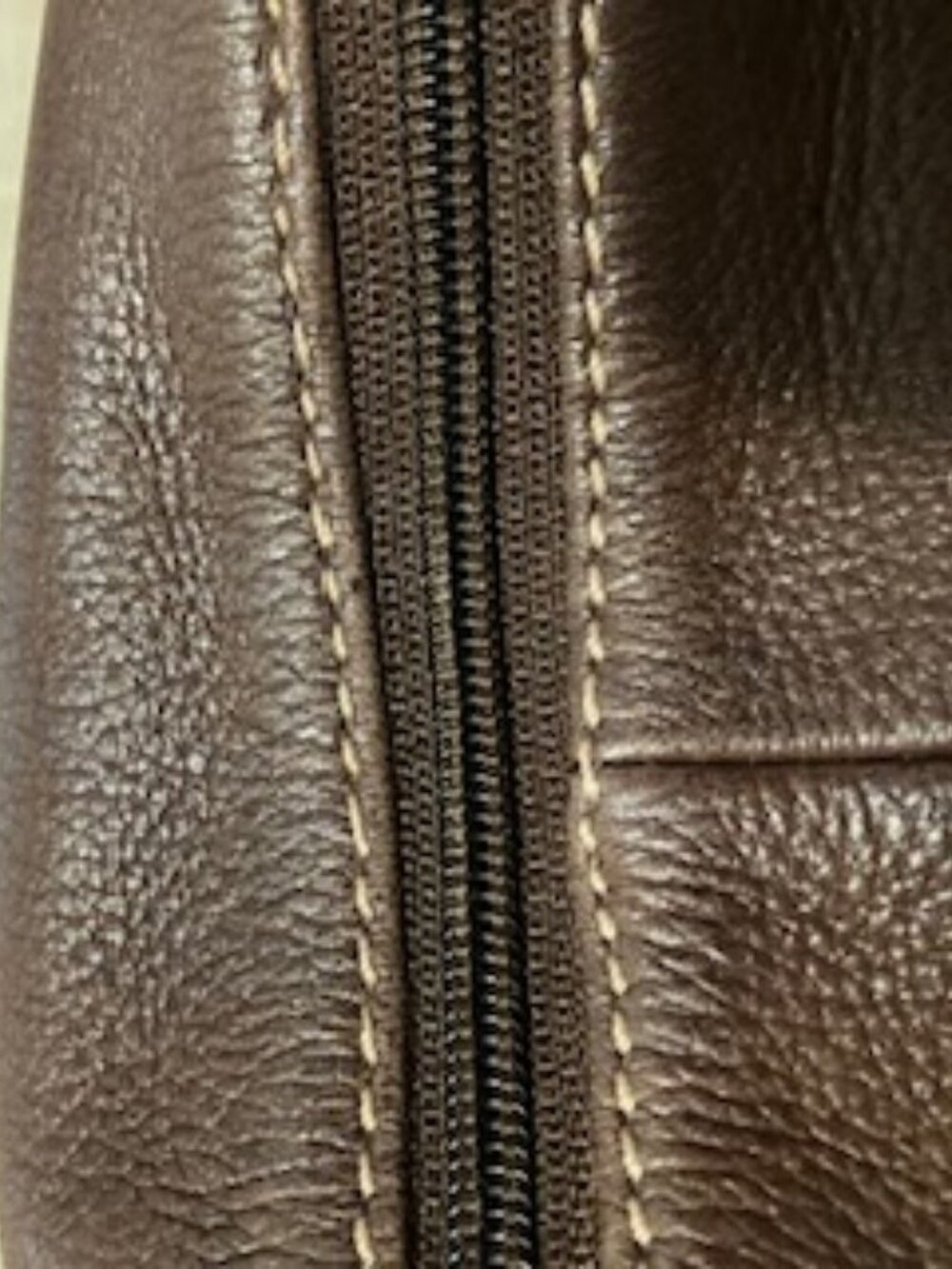 Vintage Fossil Leather Bag with Braided Leather Straps - Picture 13 of 14